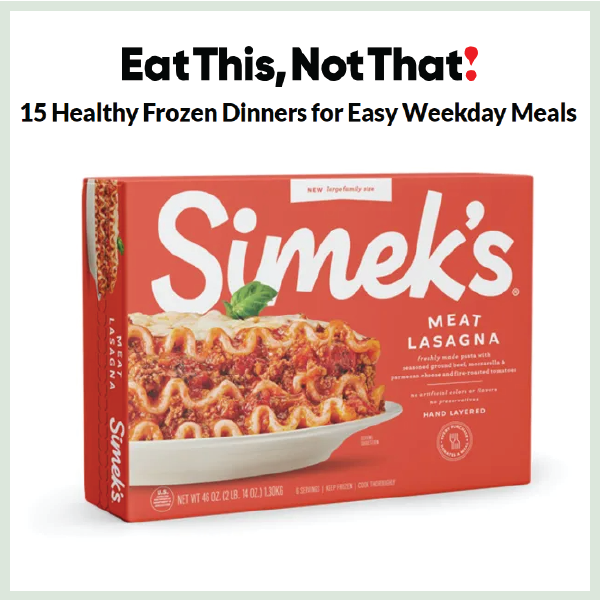 Eat This, Not That - Simek's Meat Lasagna